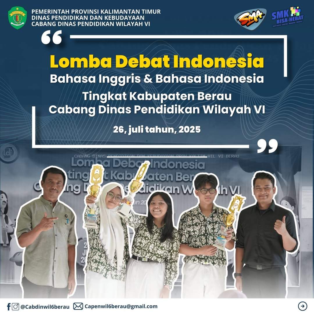 🎤 Lomba Debat Indonesia & Bahasa Inggris 