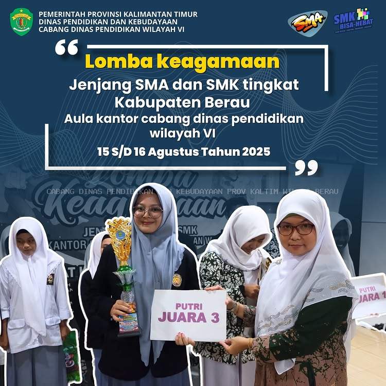 ✨Lomba Keagamaan Jenjang SMA/SMK Tingkat Kabupaten Berau✨
